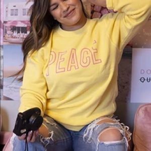 Lady Getz – Peace crewneck